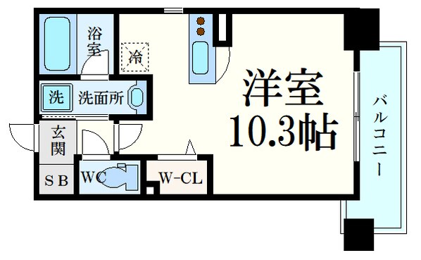 Der Glanz.Y2 比治山の物件間取画像